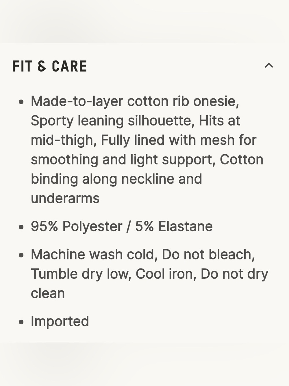 SKIMS Cotton Rib Onesie in Marble Size Medium - Picture 5 of 11